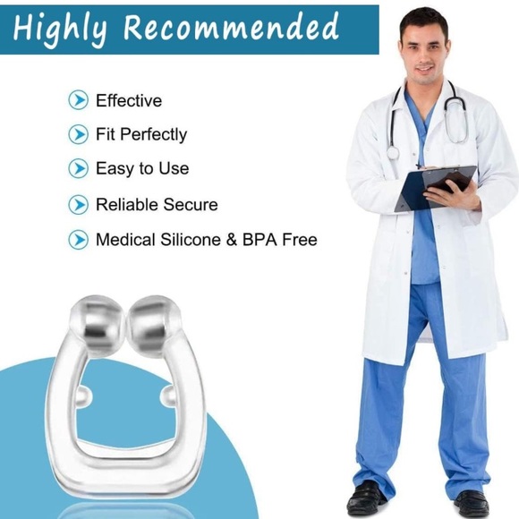 Anti Snoring Device Anti Snoring Nose Clip with  Case - Picture 2 of 10